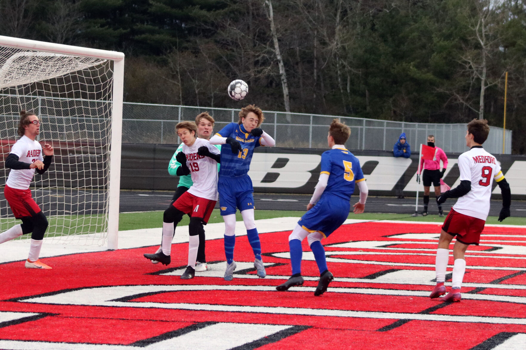 Rice Lake boys soccer Division 2 sectionals vs. Medford 10-31-20